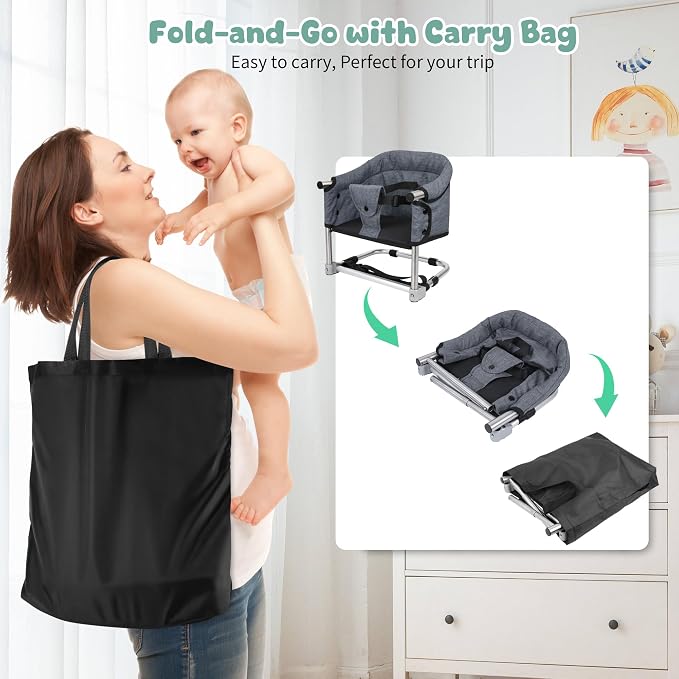 Booster Seat for Dining Table: Portable Toddler Booster Chair - Image 6