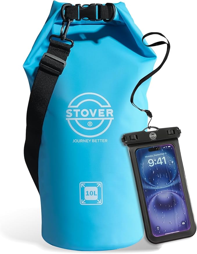 STOVER 5/10/25/30/40/55L Waterproof Backpack- Floating Dry Bag by STOVER