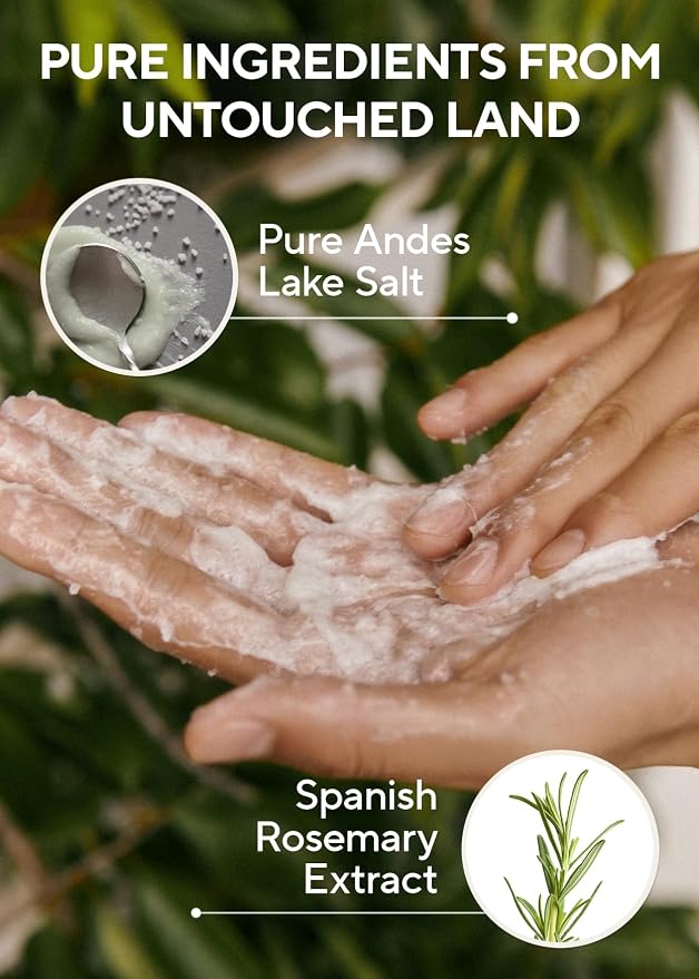 AROMATICA Rosemary Salt Scrub Shampoo - Image 4