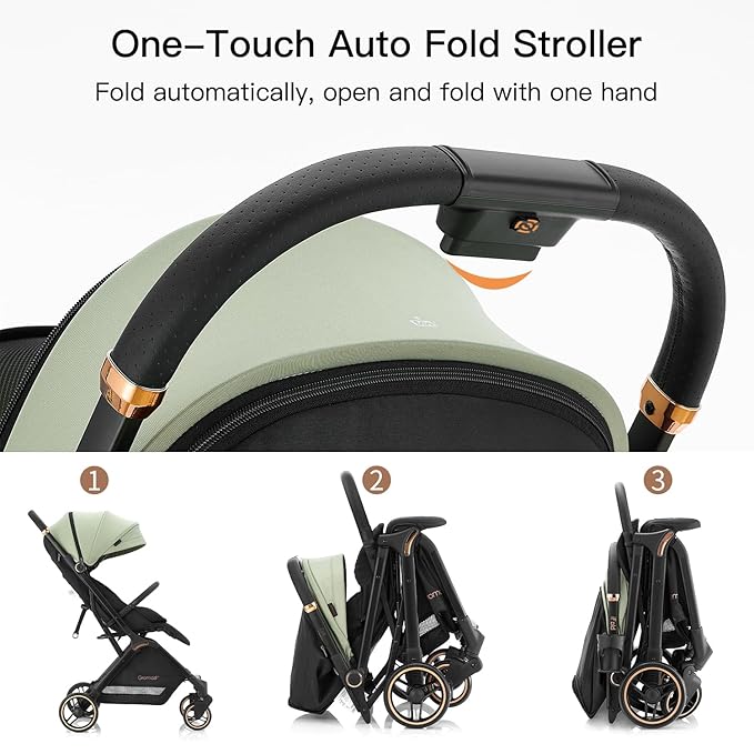 Gravity Folding Baby Stroller - Image 2