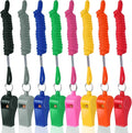 8-Pack Colorful Plastic Whistles by Unknown