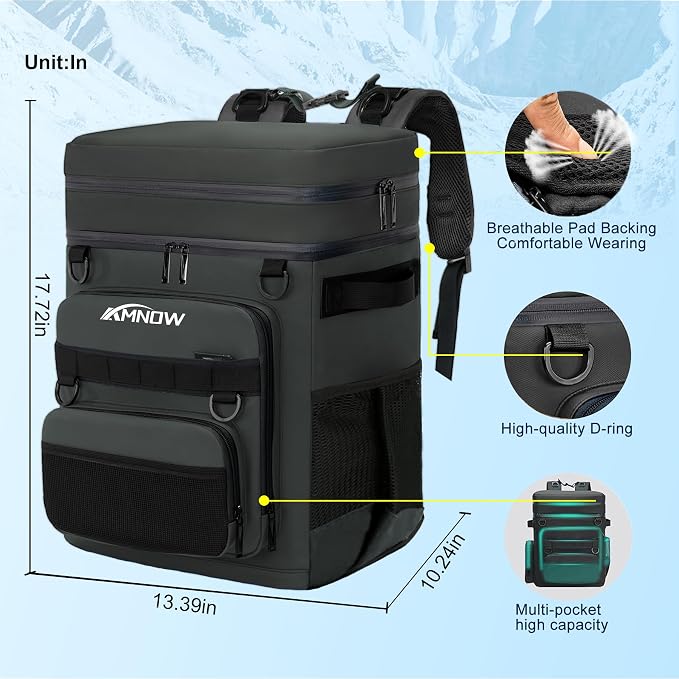 Backpack Cooler Insulated Leak Proof - Image 6