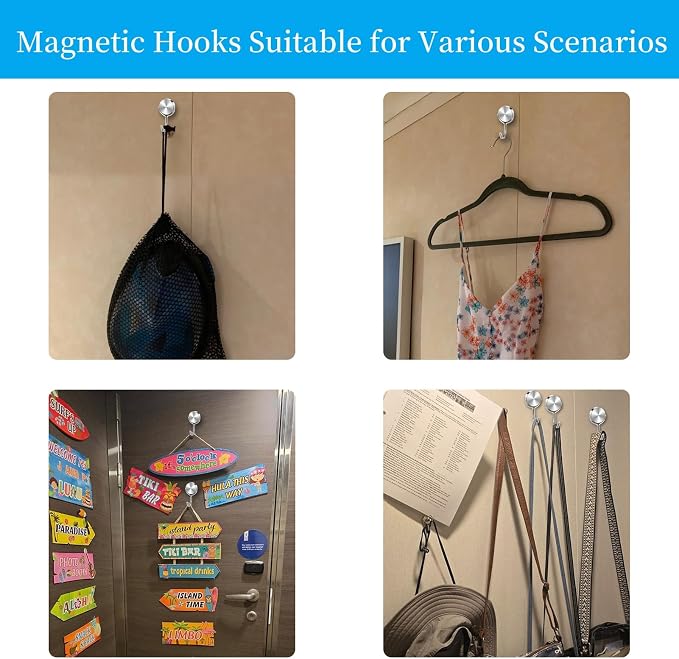 Cruise Ship Essentials, Magnetic Hooks - Image 3