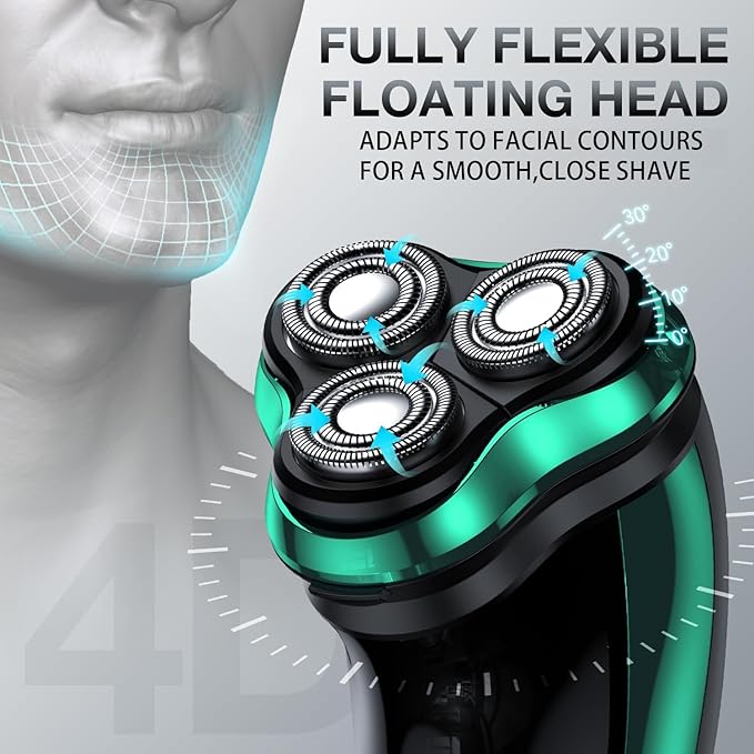 Electric Razor for Men, Rechargeable Shaver - Image 2