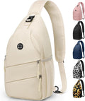 Crossbody Bags for Women Men Trendy Sling Bag Bakpack Casual Chest Bag by Pritent