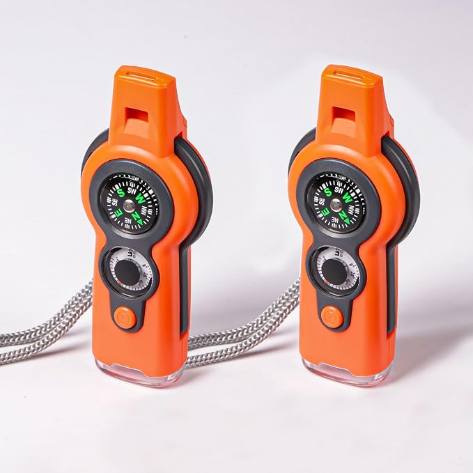 Emergency Survival Function Whistle, Outdoor Multifunctional Tool Safety Whistle - Image 2