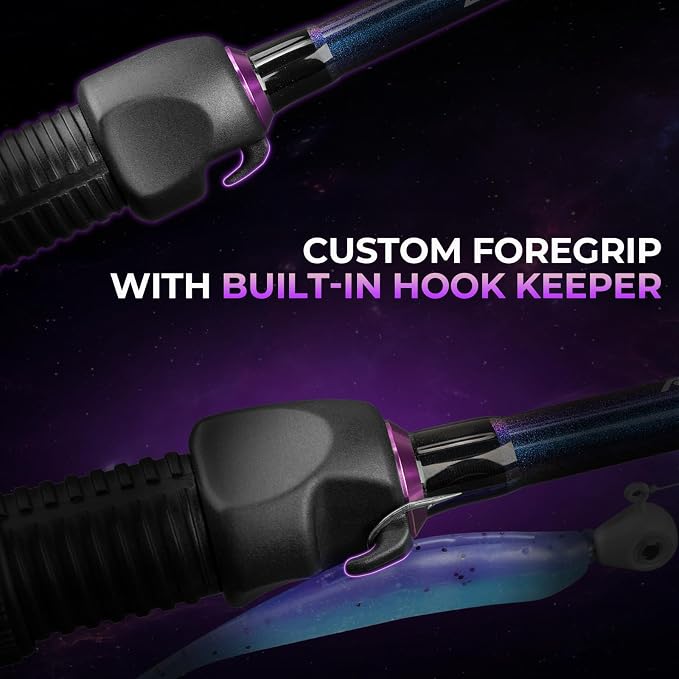 KastKing Royale Legend Pro Technique Bass Fishing Rods, KastFlex IM7 Graphite - Image 7