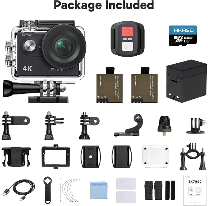 AKASO EK7000 4K30fps Action Camera - Image 9