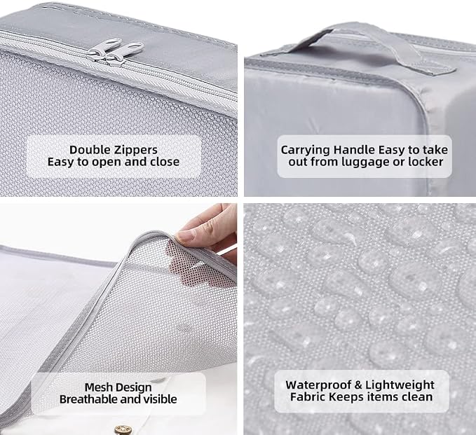 JJ POWER Travel Packing Cubes, Luggage Organizers - Image 3