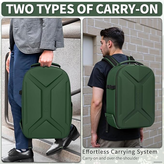 TORIBIO Camera Backpack, Hardshell DSLR Photography Camera Bag, Waterproof Hard - Image 6