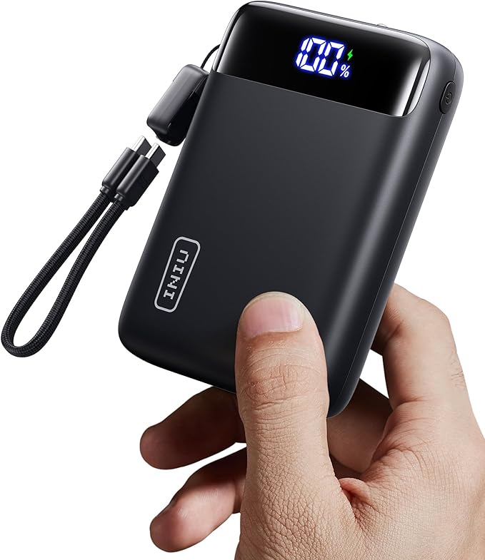 INIU Portable Charger, Smallest 22.5W 20000mAh USB C in & Out Power Bank Fast by INIU