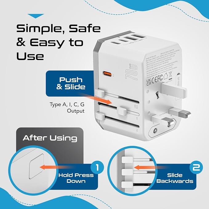 Ceptics 6 in 1 Universal Travel Adapter - Image 8
