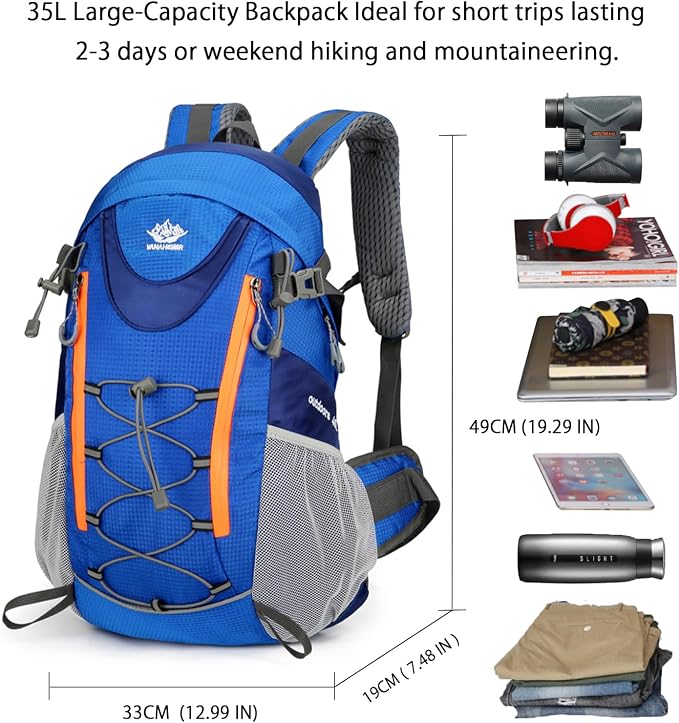 35L Hiking Backpack, Camping Backpack - Image 2