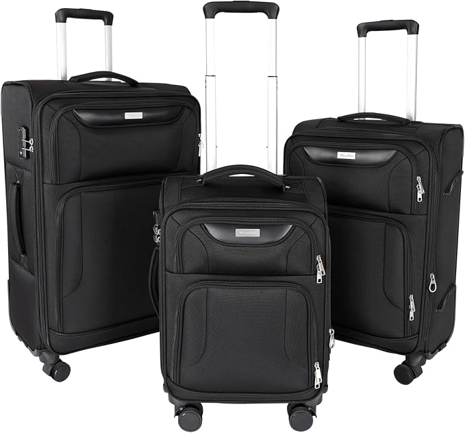3-Piece Softside Expandable Luggage Set by WireHot