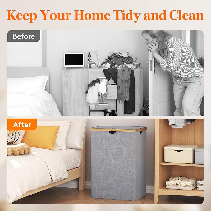 Lifewit 160L Double Laundry Hamper - Image 9