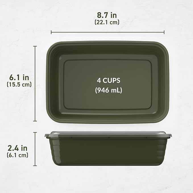 Bentgo 20-Piece Lightweight, Reusable BPA-Free 1-Compartment Containers - Image 7