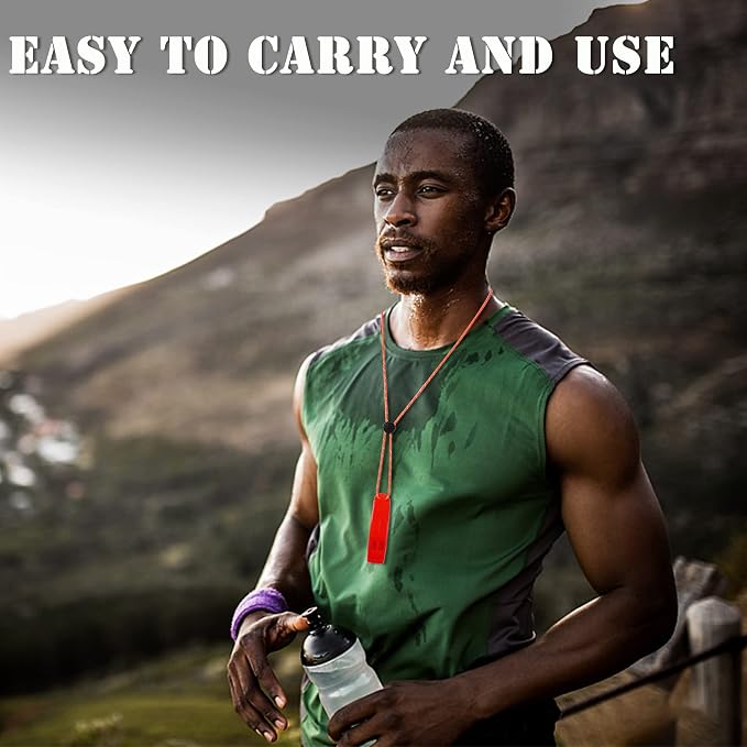 JULBEAR 6PCS Safety Survival Whistles - Image 5
