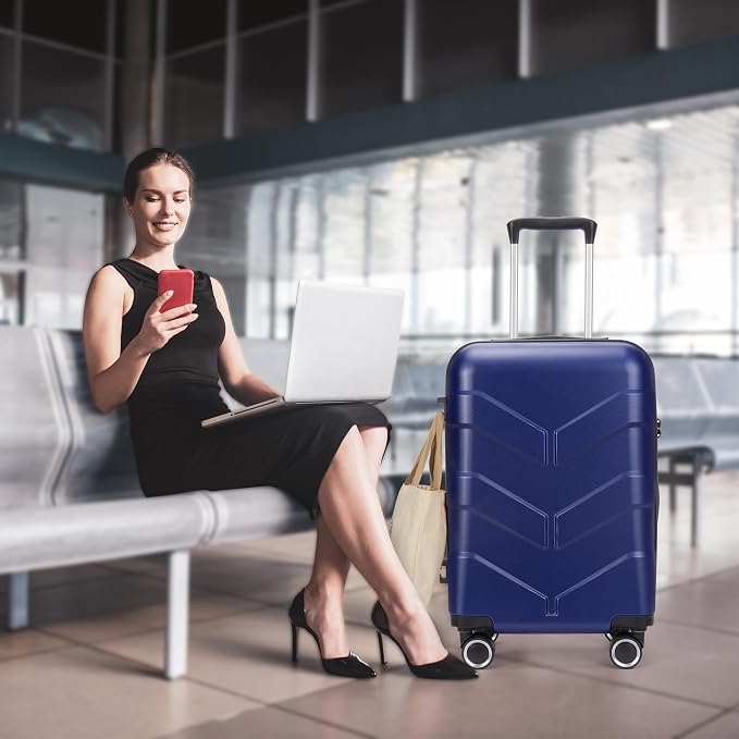 Luggage Sets 3 Piece with Spinner Wheel, Hardside Suitcase Set with TSA Lock - Image 2