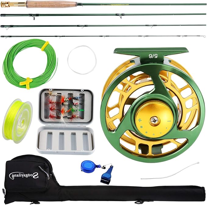 Sougayilang Fly Fishing Rod Reel Combos by Sougayilang