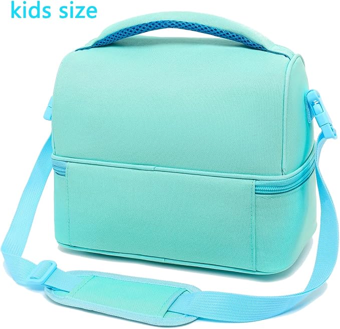 FlowFly Double Decker Cooler Insulated Lunch Bag Large Tote - Image 6