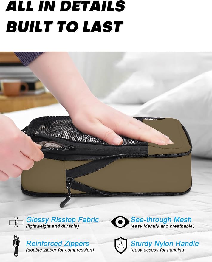 4 PCS Set Compression Packing Cubes - Image 7