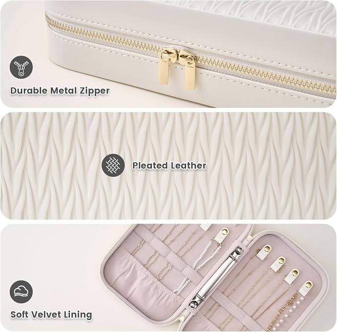 Lolalet Travel Jewelry Organizer, Jewelry Storage Case - Image 4