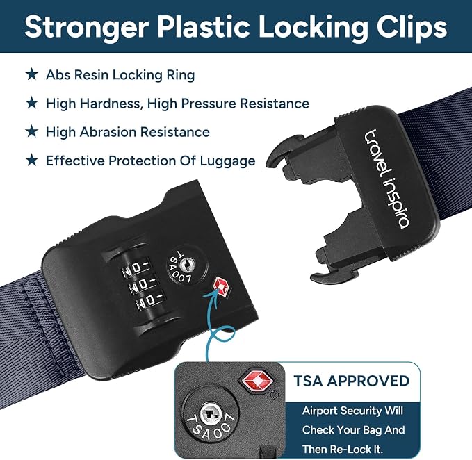 Travel Inspira Luggage Straps - Image 3