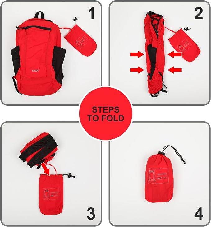 GOX Foldable 20l Backpack For Travel Lightweight Hiking Packable Daypack for - Image 5