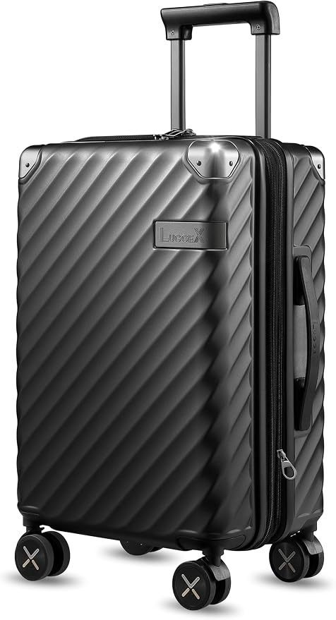 LUGGEX Luggage with Spinner Wheels, Polycarbonate Expandable Hard Shell Suitcase - Image 4