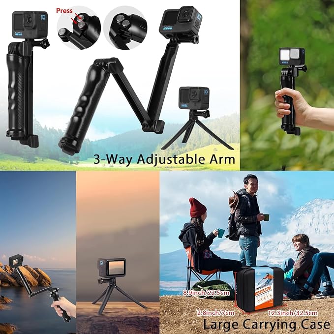 HONGDAK Action Camera Accessories Kit - Image 2