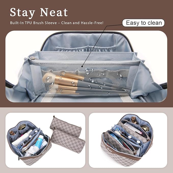 BOYATU Travel Makeup Bag Cosmetic Bags - Image 4