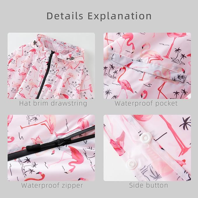 Cloak raincoat Unisex poncho Adult hooded men and women - Image 4