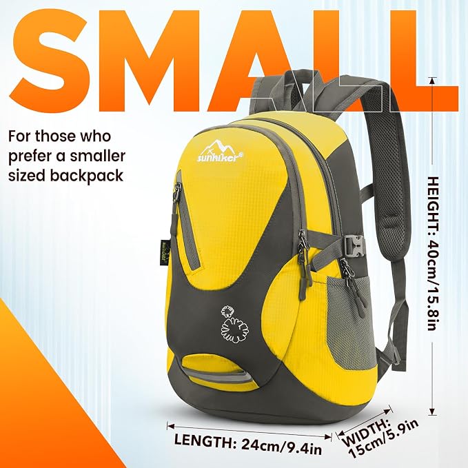 sunhiker Small Cycling Hiking Backpack Water Resistant Travel Backpack - Image 2