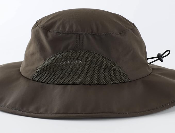 Home Prefer UPF50+ Mens Sun Hat Wide Brim Fishing Hat - Image 4
