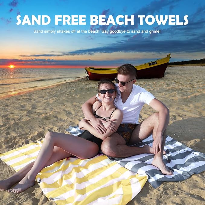 Your Choice Microfiber Quick Dry Sand-Free Beach Towel - Image 2