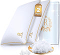 Royal Therapy Pillows Queen Size Set of 2, Shredded Memory Foam Pillows Queen by ROYALTHERAPY