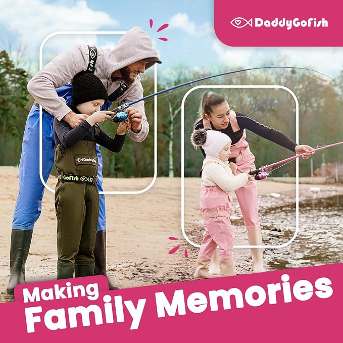 DaddyGoFish Kids Fishing Pole - Image 6