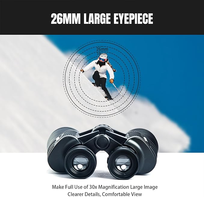 30x50 High Powered Binoculars for Adults, Waterproof Compact Binoculars - Image 5