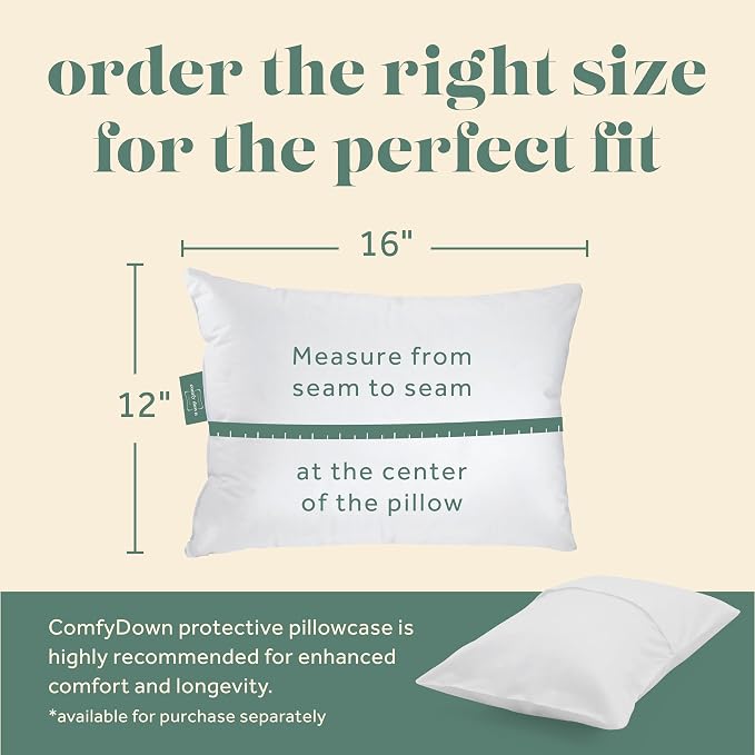 Goose Down Travel Pillow - Image 2