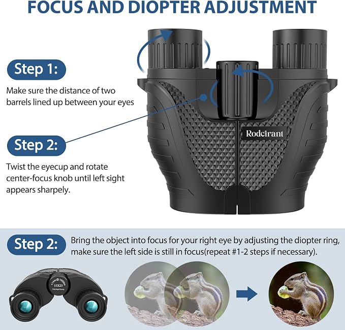 Binoculars 15x25 for Adults, Waterproof Durable & Clear Binoculars - Image 5