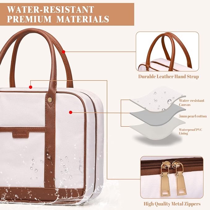 Hanging Travel Toiletry Bag, Large Capacity Cosmetic Travel Toiletry Organizer - Image 4