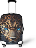 Cool Laopard Luggage Cover Universal Fit 30-32 Inch Luggage by Dremagia