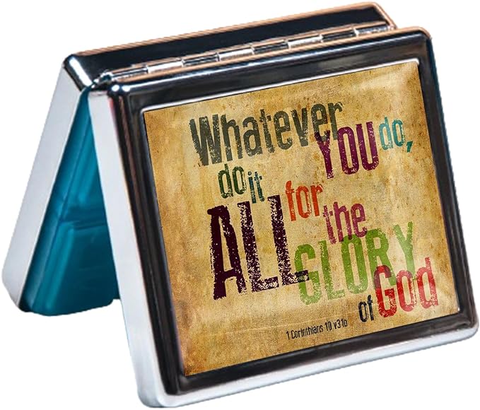 Silver Vintage Pill Box 7 Day Metal Pill Box - Image 4