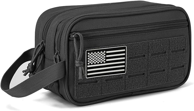 QT&QY Tactical Toiletry Bag For Men Hygiene Bag EDC Military Tool Molle Pouches by QT%26QY
