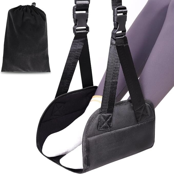 Lefeke Airplane Foot Hammock, Adjustable Foot Hammock by LEFEKE