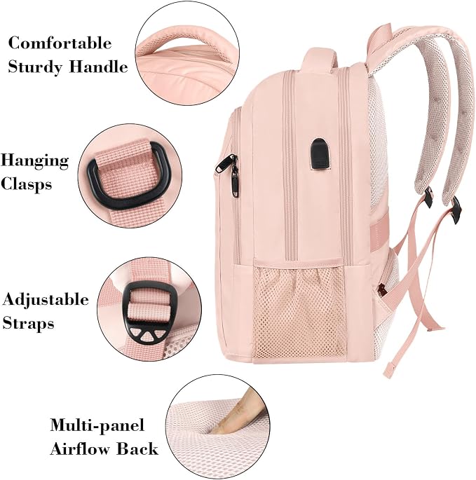 MATEIN 15.6 inch Laptop Backpack, Cute Slim Computer Travel Backpack - Image 5