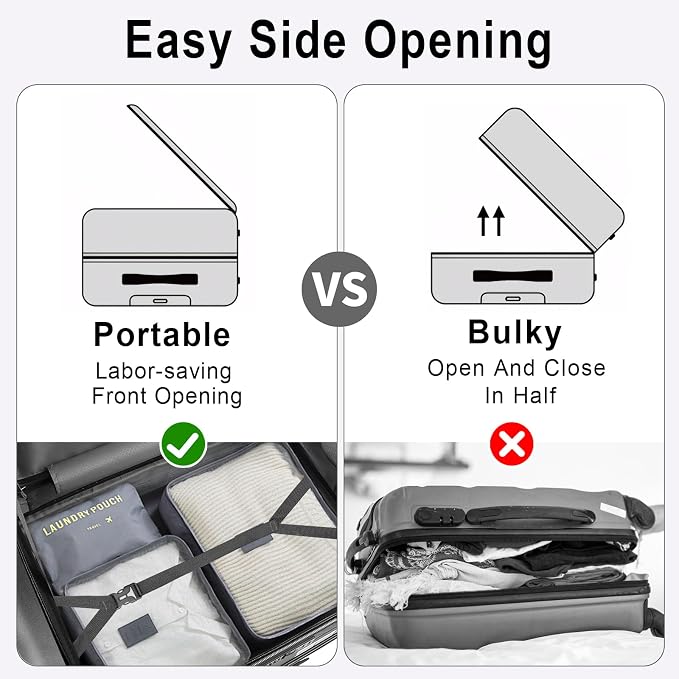 Luggage Sets 3 Piece, ABS Lightweight 20in/24in/28in Luggage, Expandable Carry - Image 4