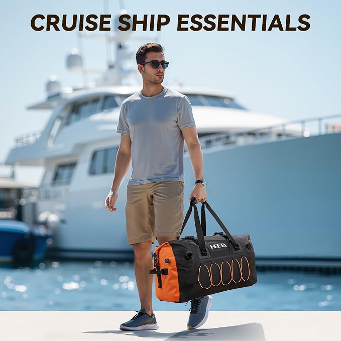 HEETA Waterproof Duffel Bag Motorcycle Dry Bag Backpack, 60L/80L Extra Large - Image 7