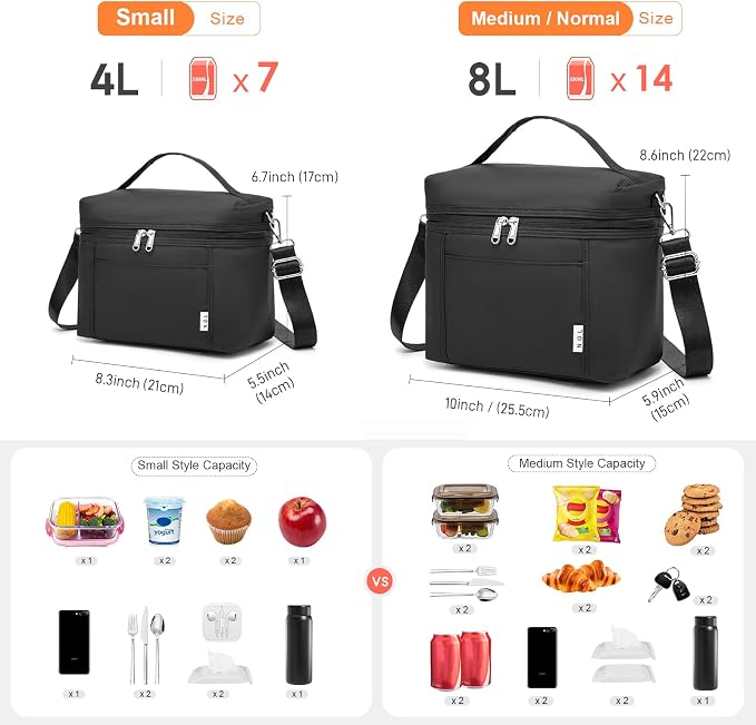 NOL Natural Organic Lifestyle Small Insulated Lunch Bags - Image 3