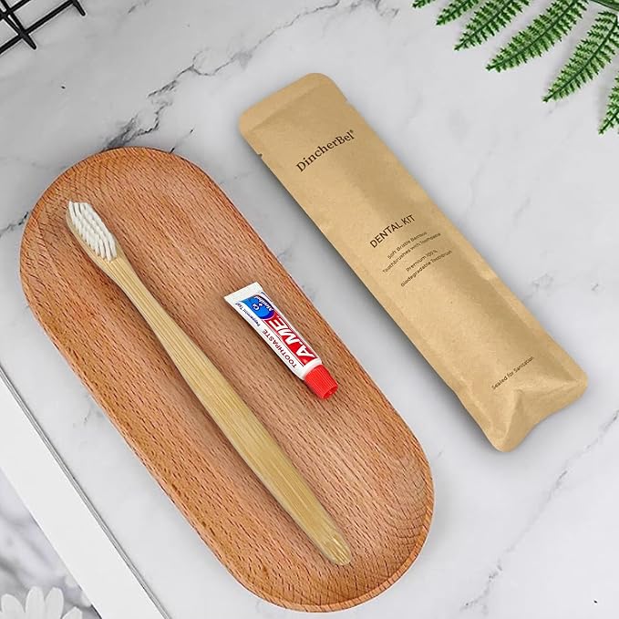 Bamboo Toothbrushes Kit Bulk, Disposable Toothbrushes - Image 7